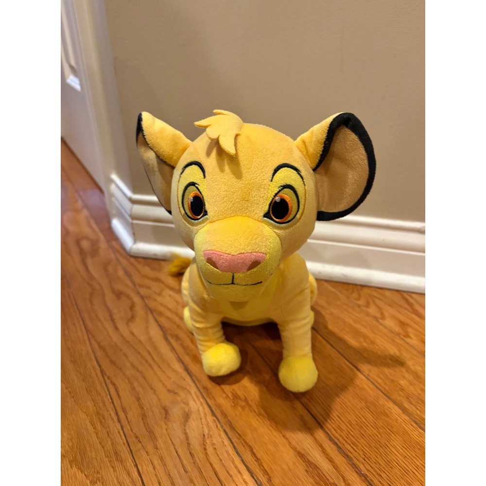 Disney The Lion King Simba Plush Toy Yellow Stuffed‎ Animal